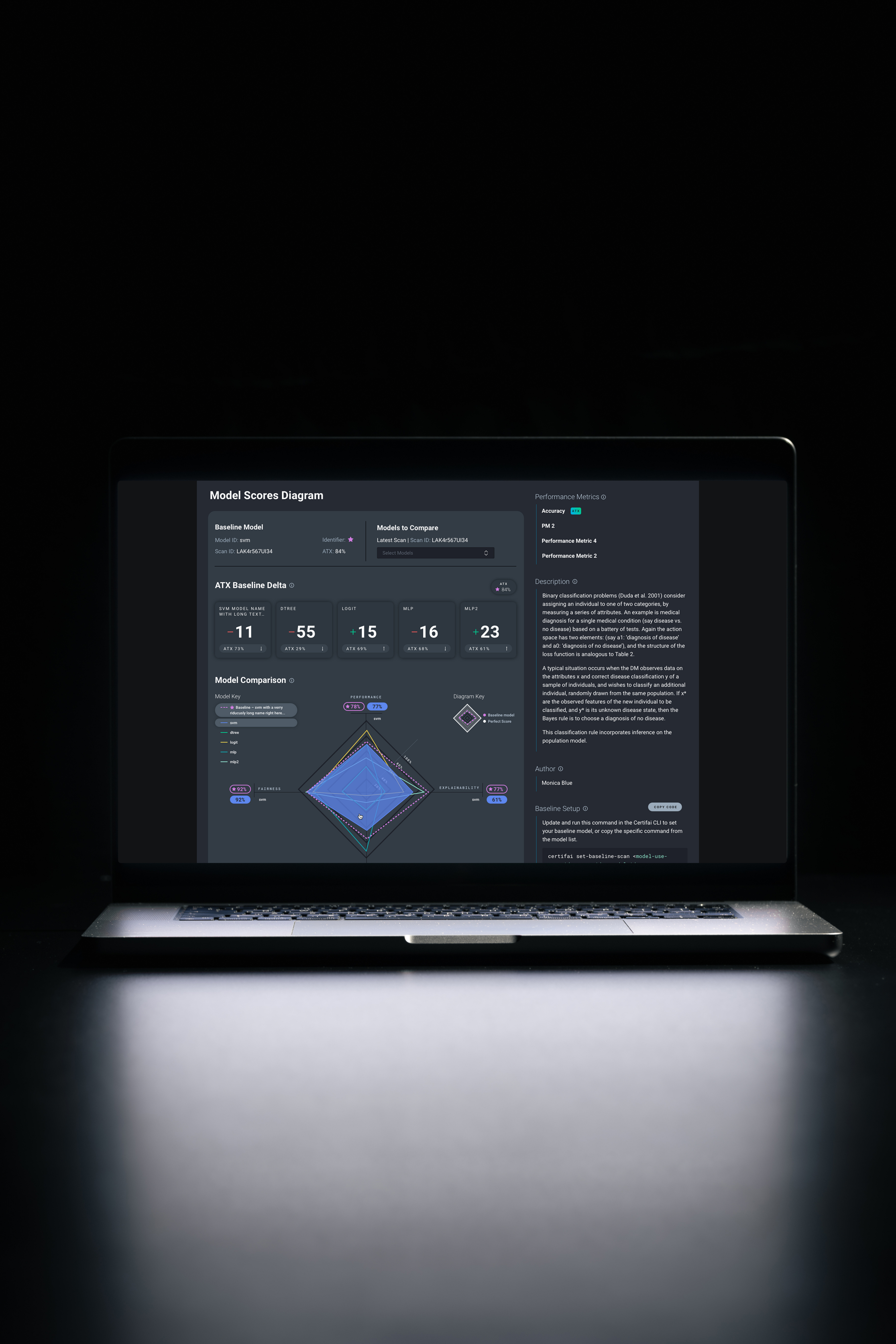 Cortex Certifai product interface