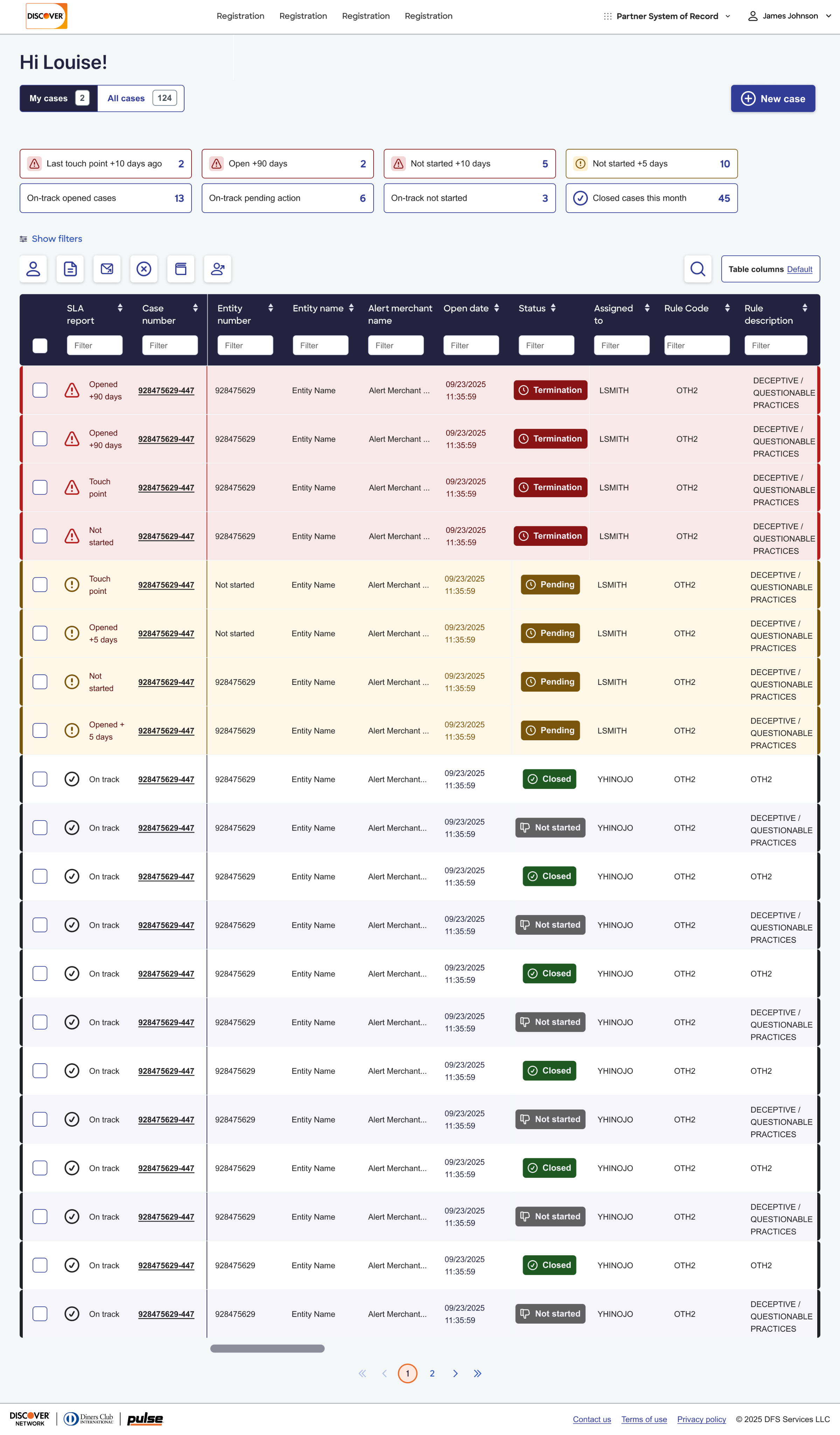 Redesigned PRCMS homepage